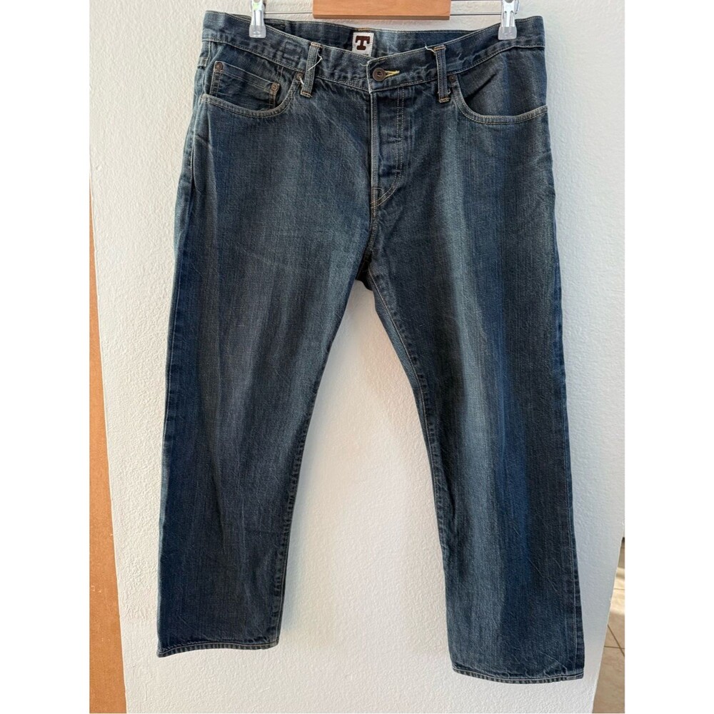 RARE Ltd Ed Tellason White Oak Cone Denim Jeans 48/200 Double Ring Spun USA